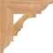 Ekena Millwork Balboa Traditional Smooth Bracket, Western Red Cedar, 3 1/2"W x 14"D x 14"H BKT04X14X14BOA01SWR - alternate 4